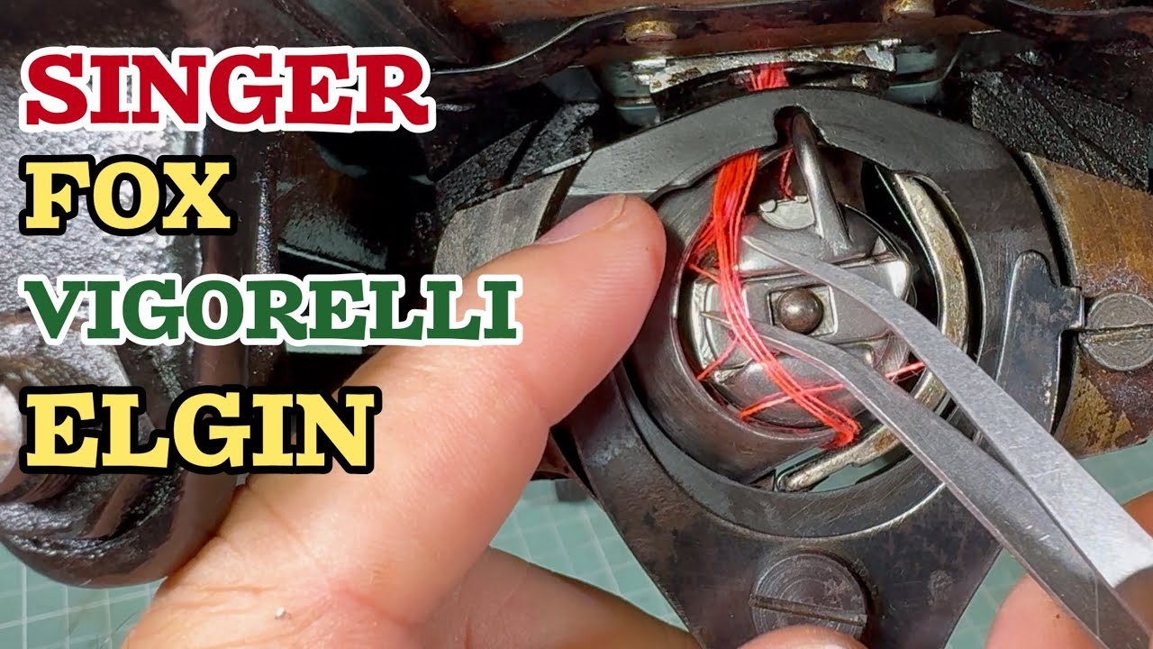 COMO REGULAR A LANÇADEIRA DA SINGER FOX VIGORRELLI ELGIN EMBOLANDO LINHA NA BOBINA