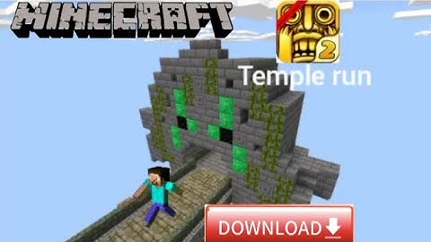 Minecraft TEMPLE RUN MAP 🏃 | Download Link