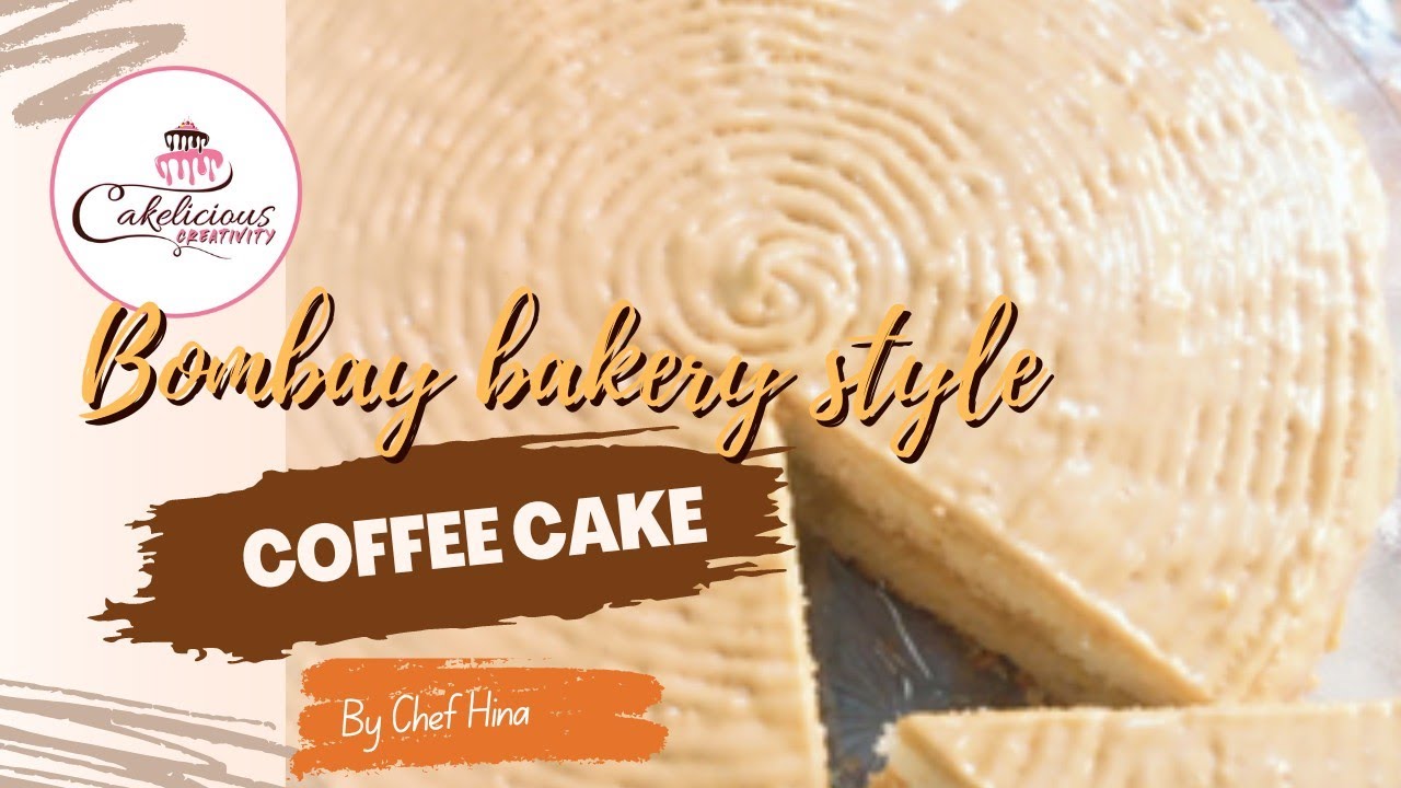 Bombay bakery style coffee cake. Authentic recipe by cakelicious