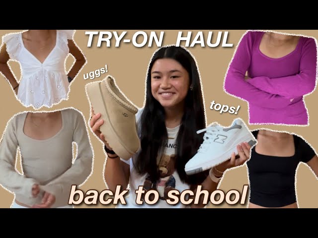 BACK TO SCHOOL TRY-ON CLOTHING HAUL! class=