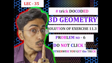 HOW TO FIND PLANE THROUGH THREE POINTS 3D 2023 |LEC 35 #3dgeometry @SSDCAPSULES