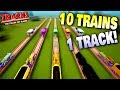 Too Many Trains On A Single Track! - Tracks - The Train Set Game Ep 11