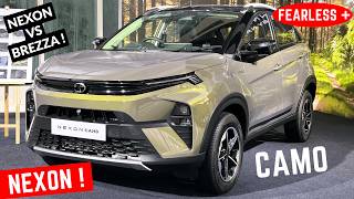 2026 Tata Nexon Facelift Camo Edition Fearless + PS | Sunroof, Features, Interiors | Brezza Vs Nexon