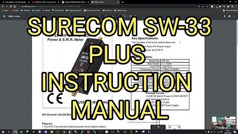 SURECOM SW-33 Plus Model-Latest white screen