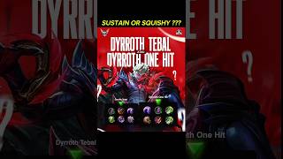 Dyrroth Tebal vs Dyrroth One Hit 🔥 Which Build is Better? | MLBB Short