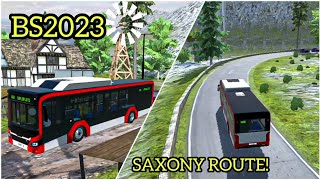 BUS SIMULATOR 2023 BY OVILEX | SAXONY ROUTE | HYBRID BUS | ANDROID GAMEPLAY | FHD screenshot 5