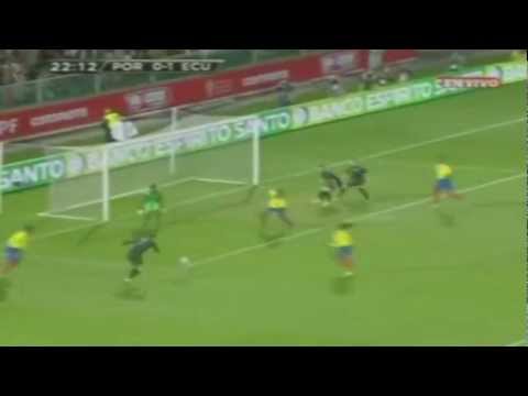 Ecuador vs Portugal goles 3 * 2  amistoso 2013