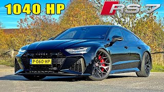 1040HP Audi RS7 C8 *333km\/h* REVIEW on Autobahn