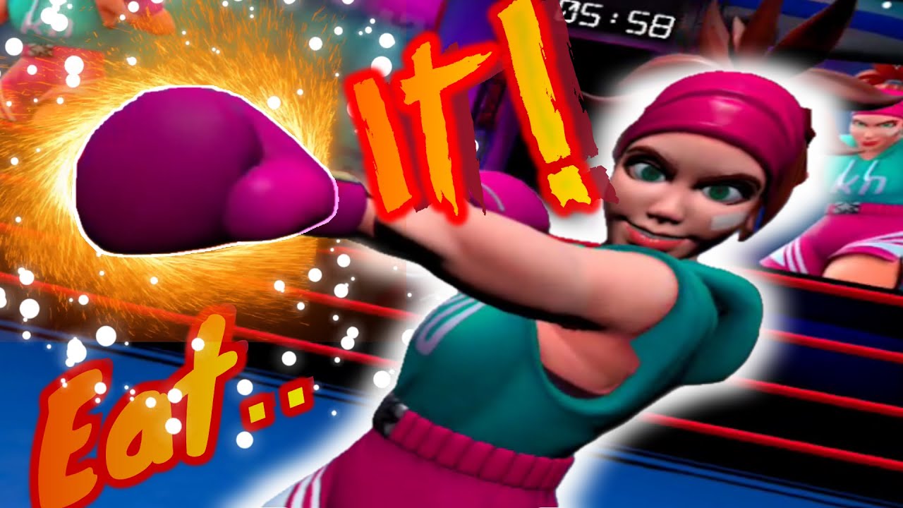 [Knockout League] # 3 A VR sports game to have fun and lose weight! Next is a female boxer !?