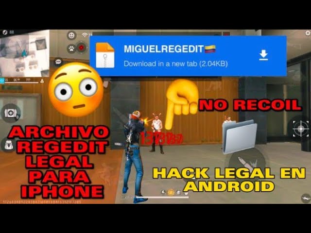 Regedit Ajustável 3.0 - Tempo Real - Free Fire - No Recoil - DFG