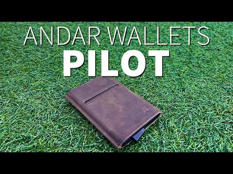 The best card wallet for under $75 - Andar Pilot Card Wallet - YouTube