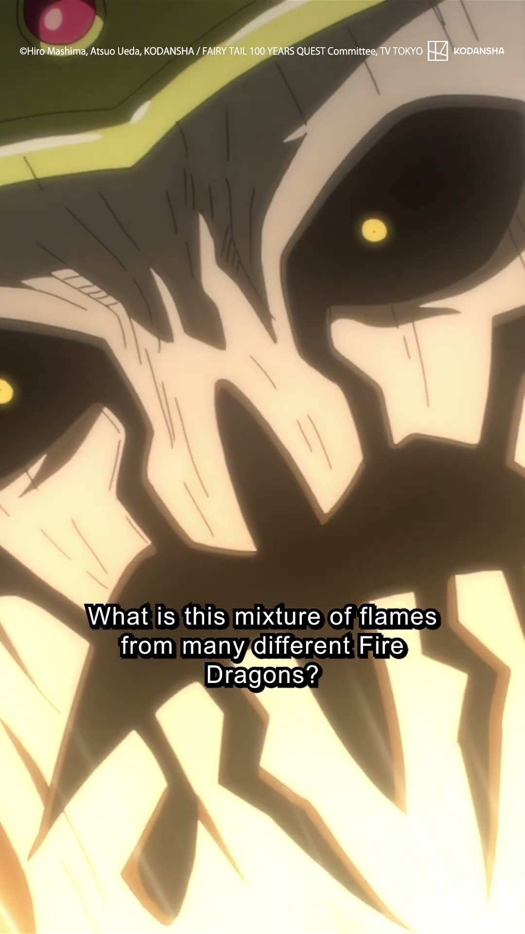 Natsu uses the Atlas Flame!