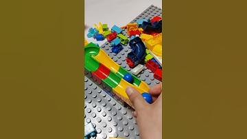 Satisfying Marble Run Building Blocks ASMR Marbles