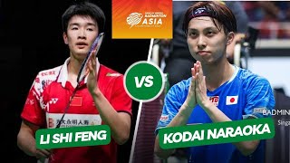 LI Shi Feng vs Kodai NARAOKA | Badminton Asia Championships 2024 SF