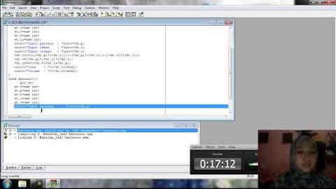 Video Tutorial Cara Mengimplementasikan  Function, Struct Dan Pointer Menggunakan Borland C++