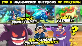 Top 5 Unanswered Questions Of Pokemon | Biggest Unanswered Question About Pokemon | Hindi |