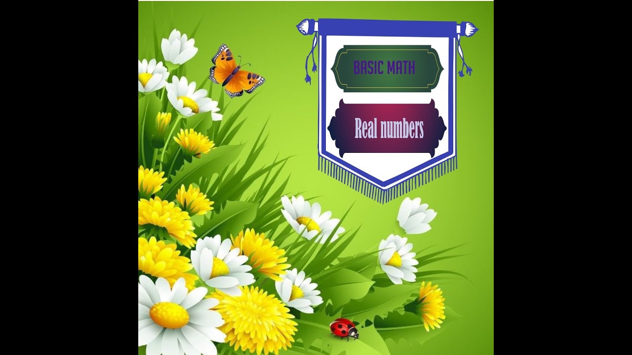 Basic math real numbers | Real numbers | Basic math - YouTube