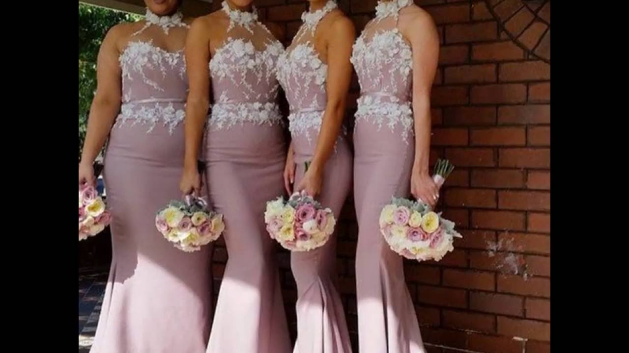 Vestidos de Moda para Damas de Honor - YouTube