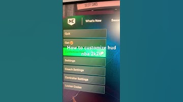 How to customize hud nba 2k26