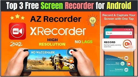 Best Screen Recorder for Android in 2023 - Top 3 Free Mobile Screen Recorder Apps (No Watermark)