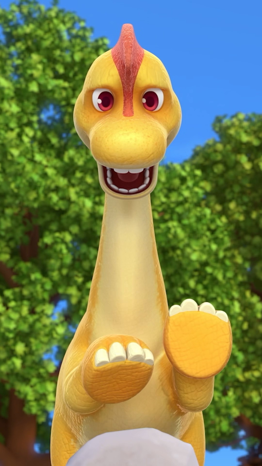 ? Brachiosaurus with the looooooooooooongest neck! #bebefinn #shorts #kidssong #dinosuars