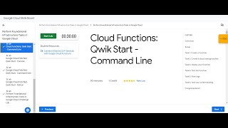 #GSP080 | Cloud Functions: Qwik Start - Command Line | GCCF