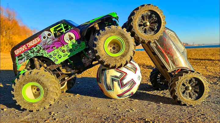 JLB Cheetah RC Car vs Losi LMT Grave Digger | Remote Control Car | RC Cars