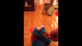 Cookie Monster with Trevor 12.24.14