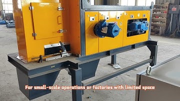 Compact Eddy Current Separator: Space-Saving, High Performance, Fully Customizable!