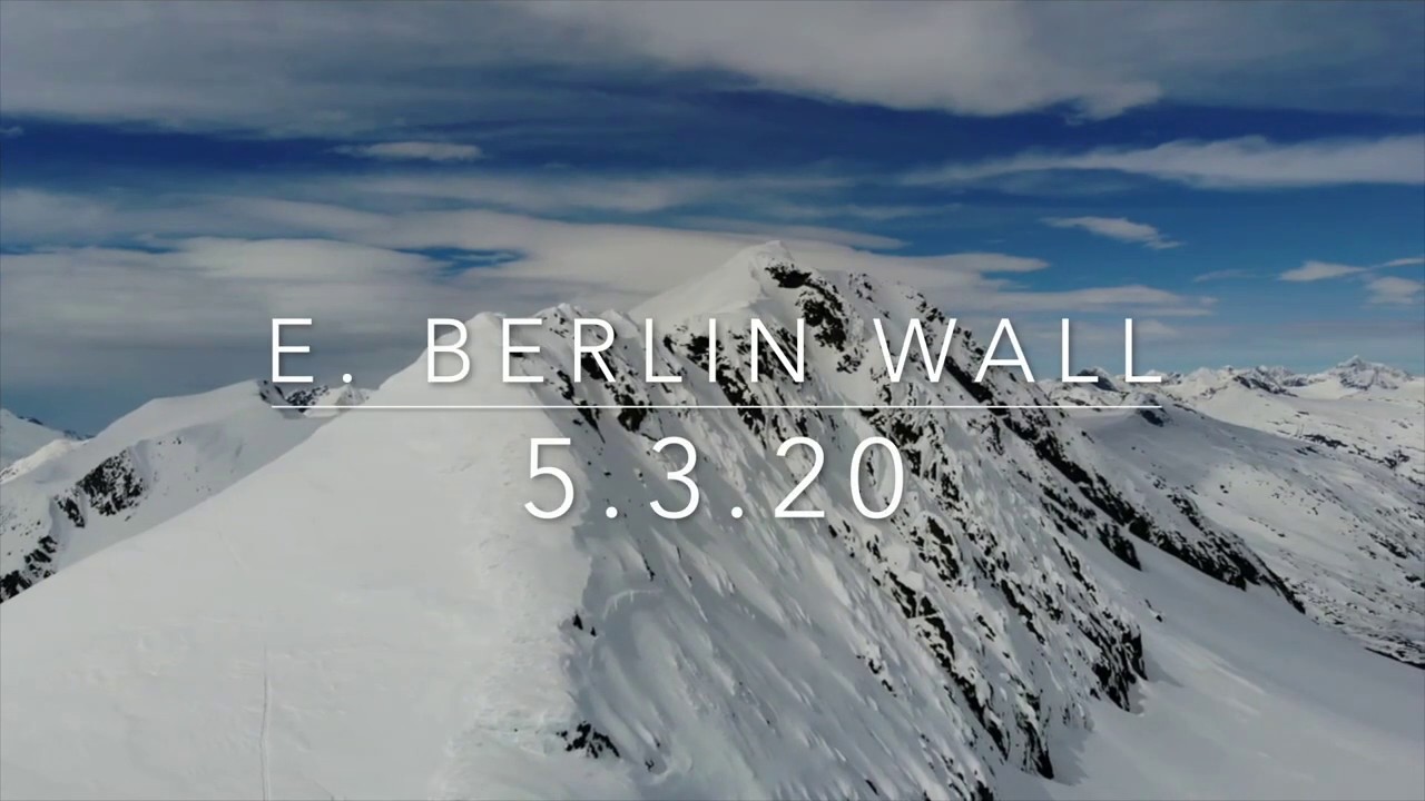 Backcountry Skiing Thompson Pass. 5.3.20 East Berlin Wall