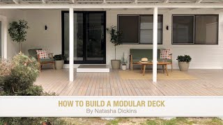HOW TO DIY Build a Modular Deck