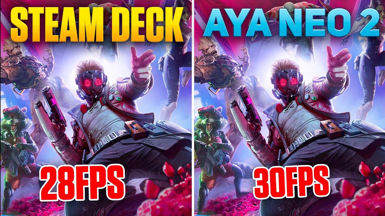 Steam Deck vs AYA NEO 2 Marvel's Guardians of the Galaxy YouTube