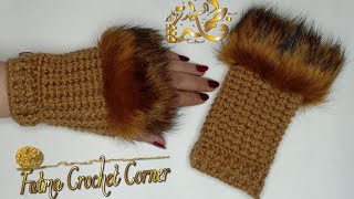 #كروشيه #fatma_crochet_corner #جوانتي طريقة عمل جوانتي بدون اصابع