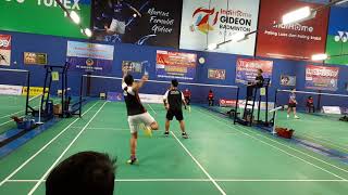 Babak 16 Besar Ganda Dewasa -  SirKot Jakarta Selatan 2021 - Figo/Dito VS Budiman/Fajar screenshot 5