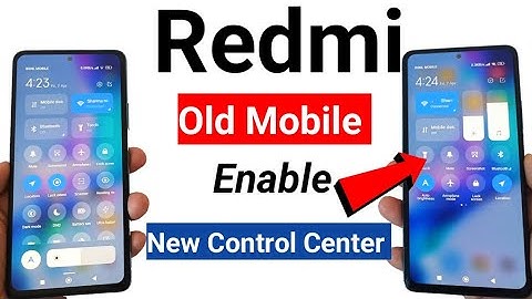 How to enable new control center in Xiaomi/redmi 2023