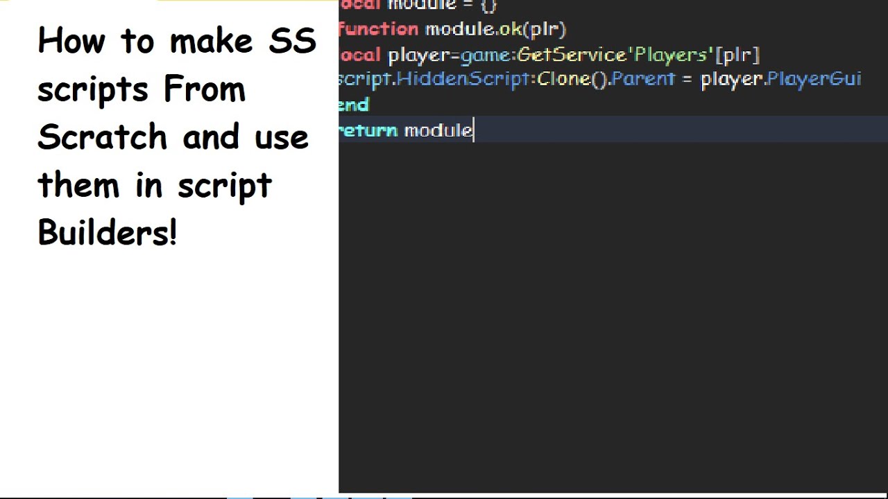 Script custom roblox functions by Slydarkspider