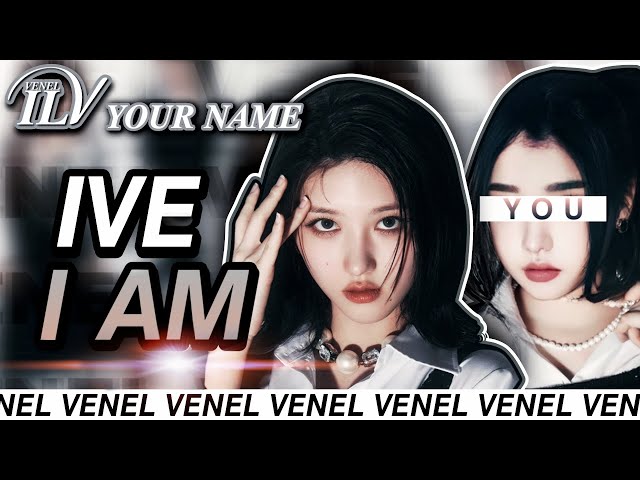 IVE - I AM | YOU as A Member OT7 | Karaoke + Color Coded Lyrics + Line Distribution class=