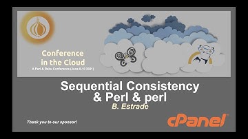 Sequential Consistency & Perl & perl - B. Estrade