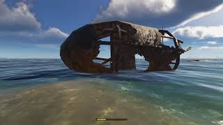 ПЕРВАЯ АКУЛА И ПЛОТ - ВЫЖИВАНИЕ - Stranded Deep