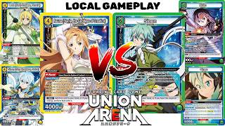 Union Arena Local Gameplayyellow Goddess Vs Green Sinon Free Play 1 31726