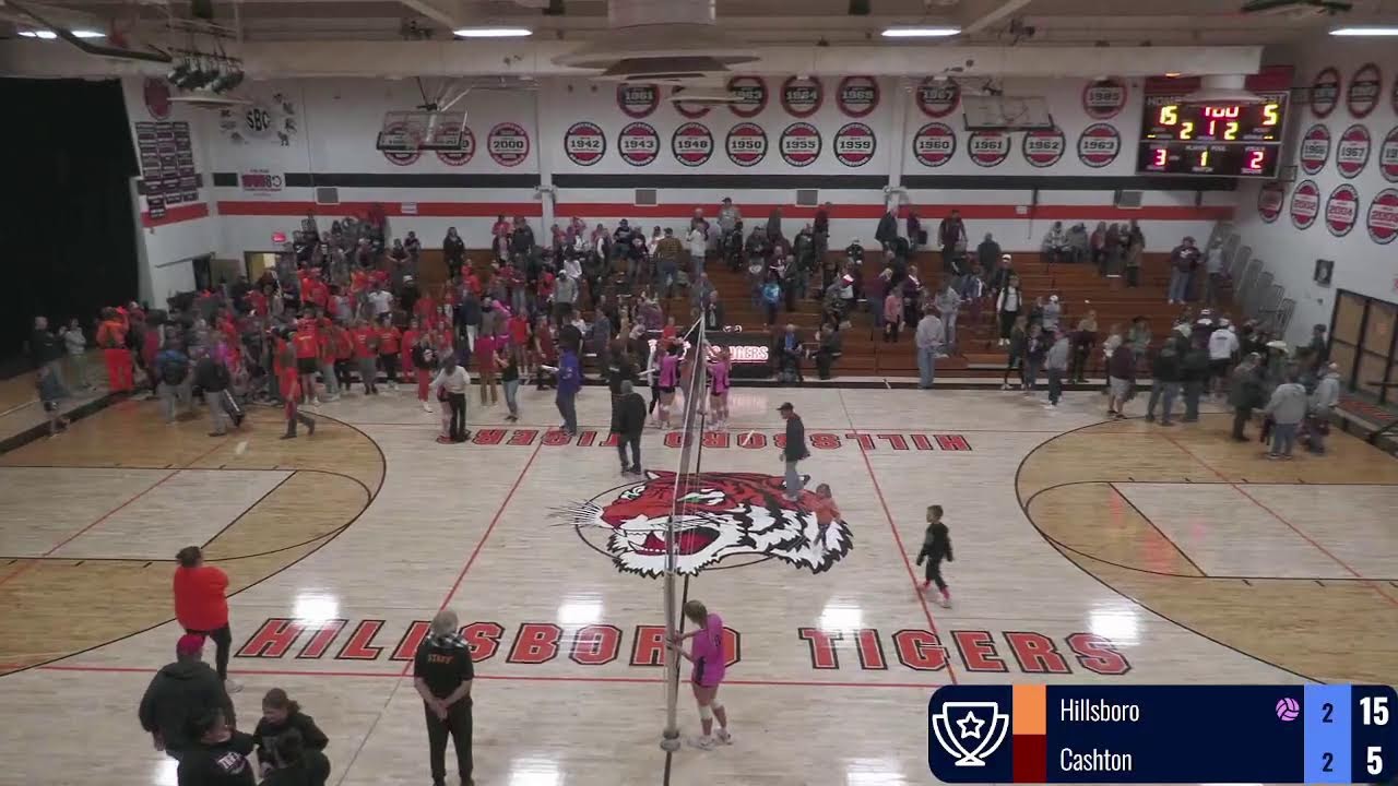 Hillsboro Vollyball vs Cashton Eagles REGIONALS 10192023 YouTube