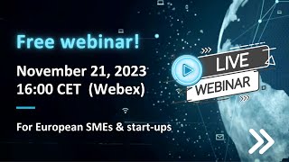 Free webinar for SMEs & Start-ups: Your path to space collaboration