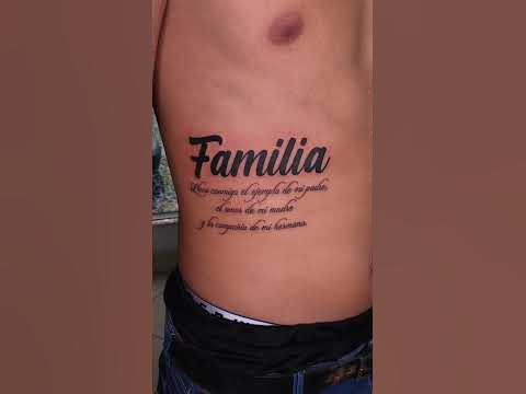 Tatuaje de Familia y frase ? - YouTube