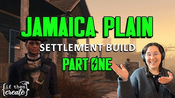 Jamaica Plain - PART ONE - a cozy fallout 4 settlement build! (no mods)