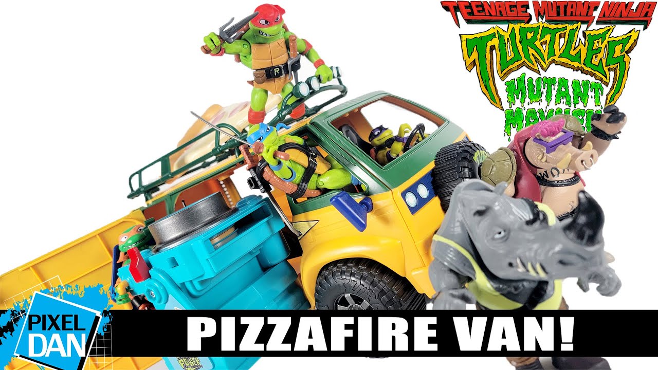 TMNT Tortues Ninja: Mutant Mayhem Movie - Playmates - Pizzafire Van