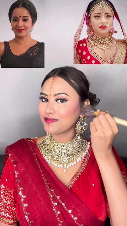Piya Vrs Mohana Nazar🧿serial Makeup look| #piya #nazar #short #youtubeshorts #makeup #starplus||