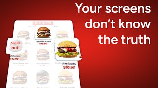Hardcoded Digital Menu Boards Slow Operators Down. Here Is the POS Connected Fix