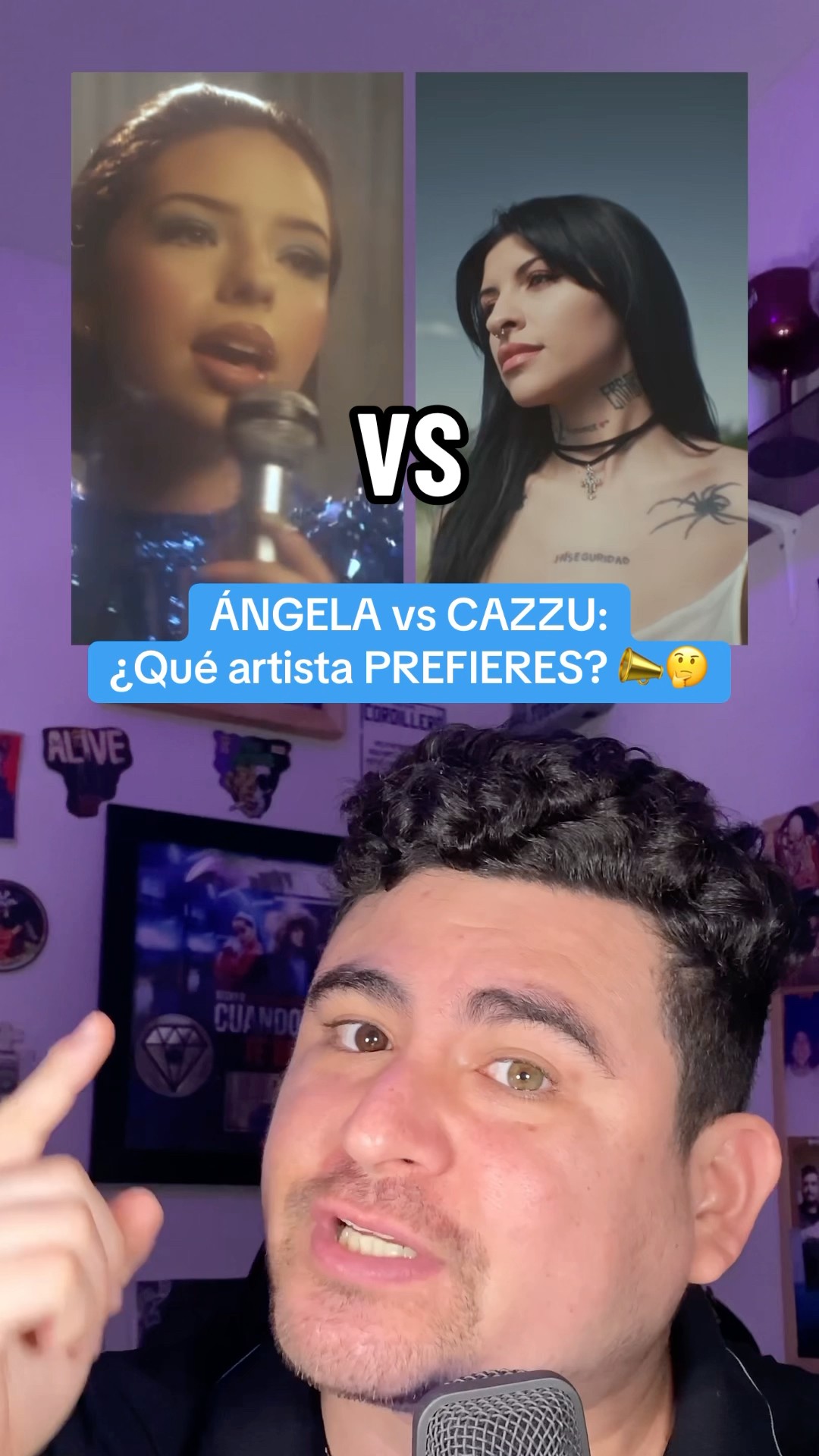 ÁNGELA AGUILAR vs CAZZU: ¿Qué artista PREFIERES? ?? Abrázame vs La Cueva
