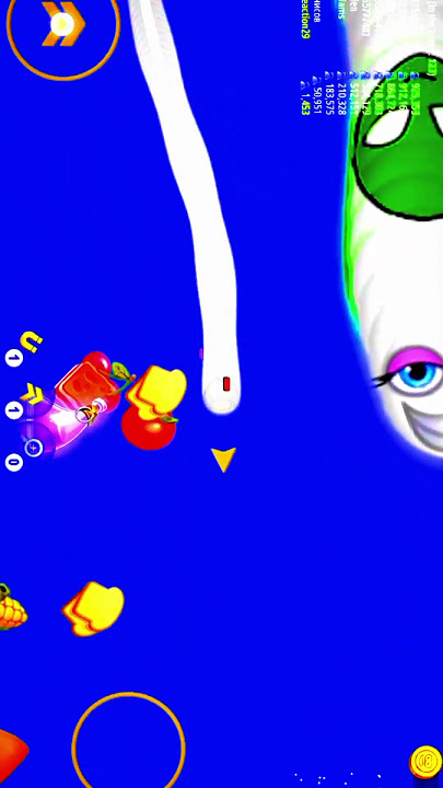 worms zone io #shorts #worms #oi #snack @GameKing-mytv