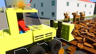 GROSS JOBS IN LEGO CITY?  Brick Rigs Multiplayer Gameplay  Lego City Roleplay